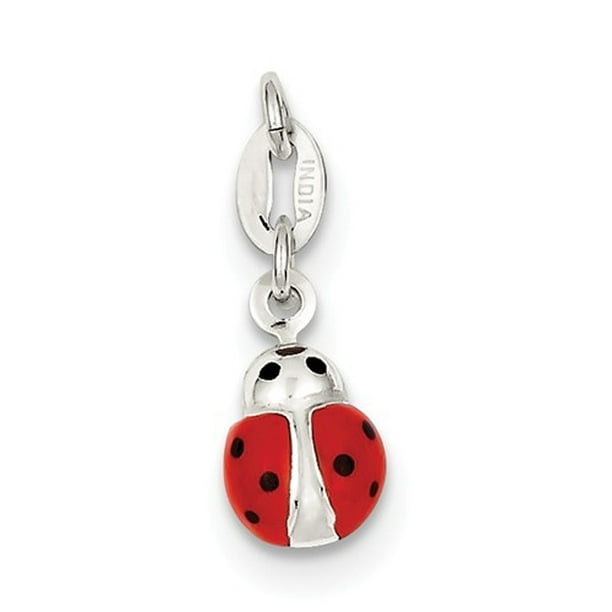 Ladybug Red Crystal 925 Sterling Silver Bead Fit European Brand Charms Ladybug Red Crystal 925 Sterling Silver Bead Fit European Brand Charms